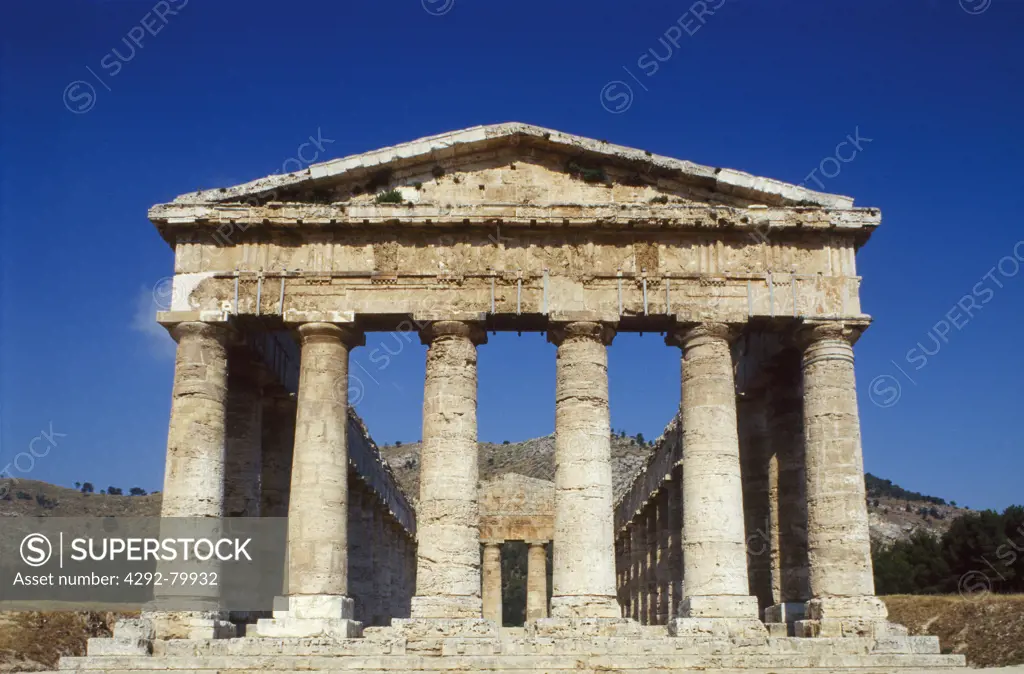 Italy, Sicily, Segesta greek ruins