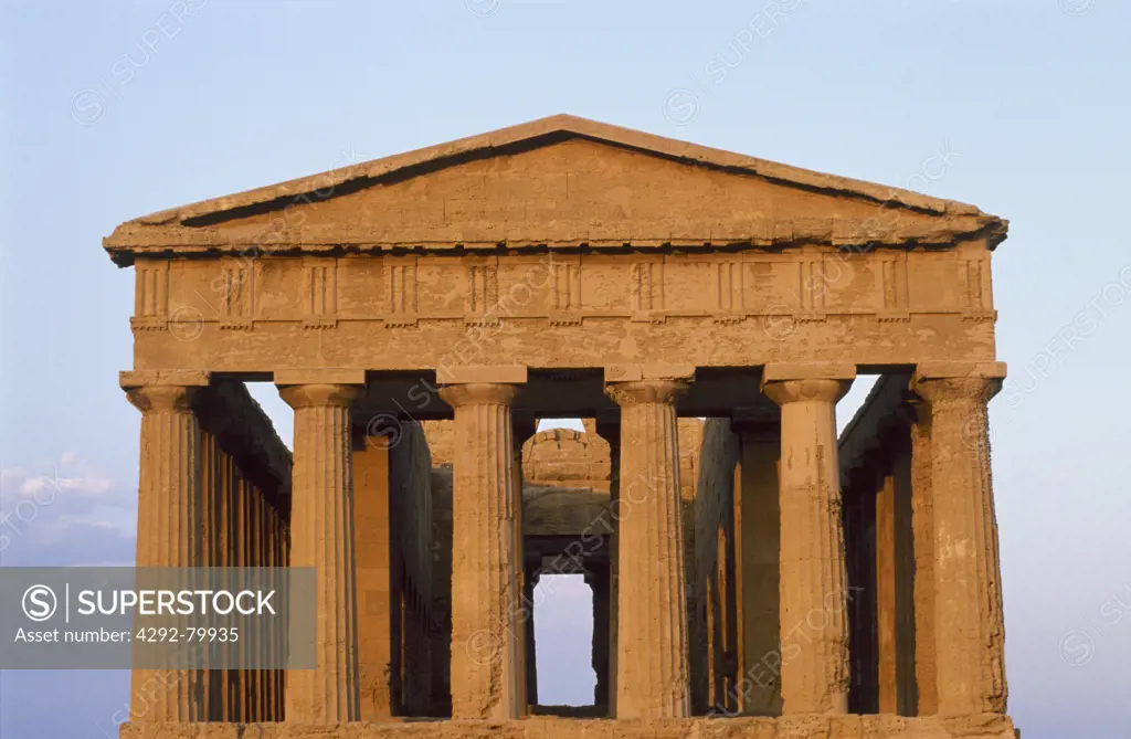Italy, Sicily, Agrigento, Concordia temple