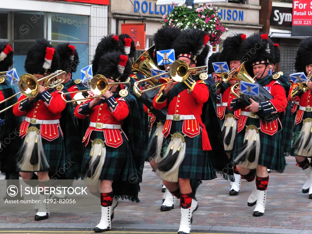 Scotland, piper parade