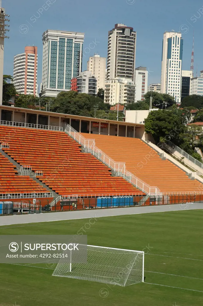 Brazil, Sao Paulo, the Soccer Stadium Paulo Machado de Carvalho, Pacaembu