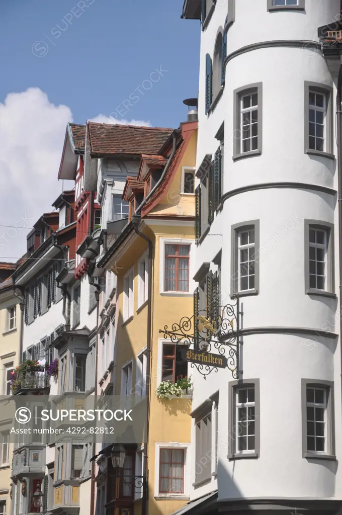 Switzerland, St. Gallen, Sankt Gallen old town centre