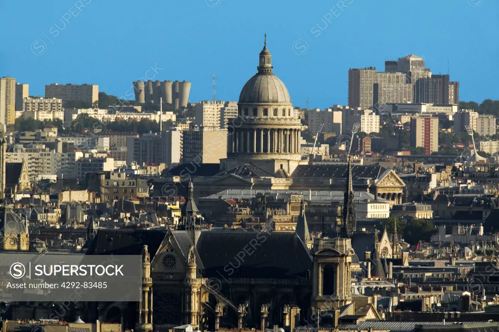 France, Paris, panoramic view