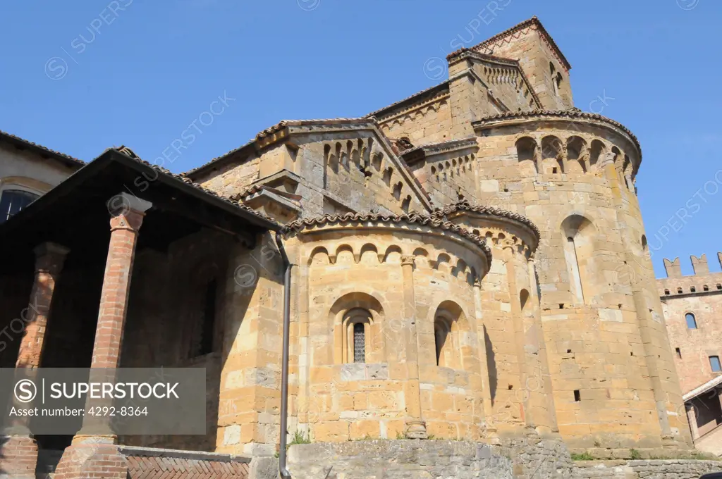 Italy, Emilia Romagna, Castell'Arquato, Collegiata Church