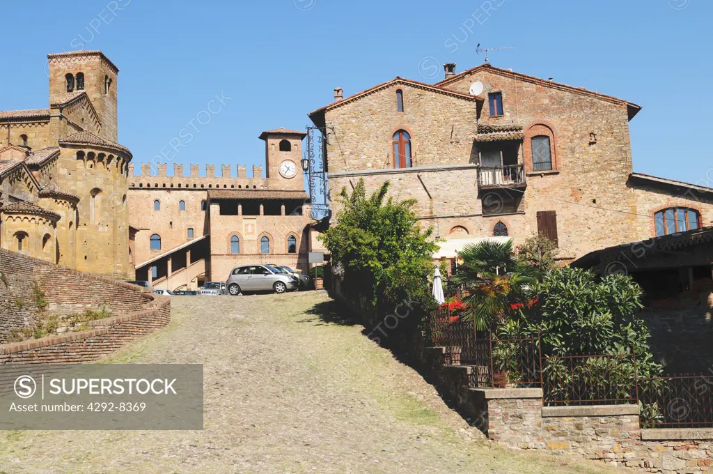 Italy, Emilia Romagna, Castell'Arquato, Collegiata Church , Podestà palace