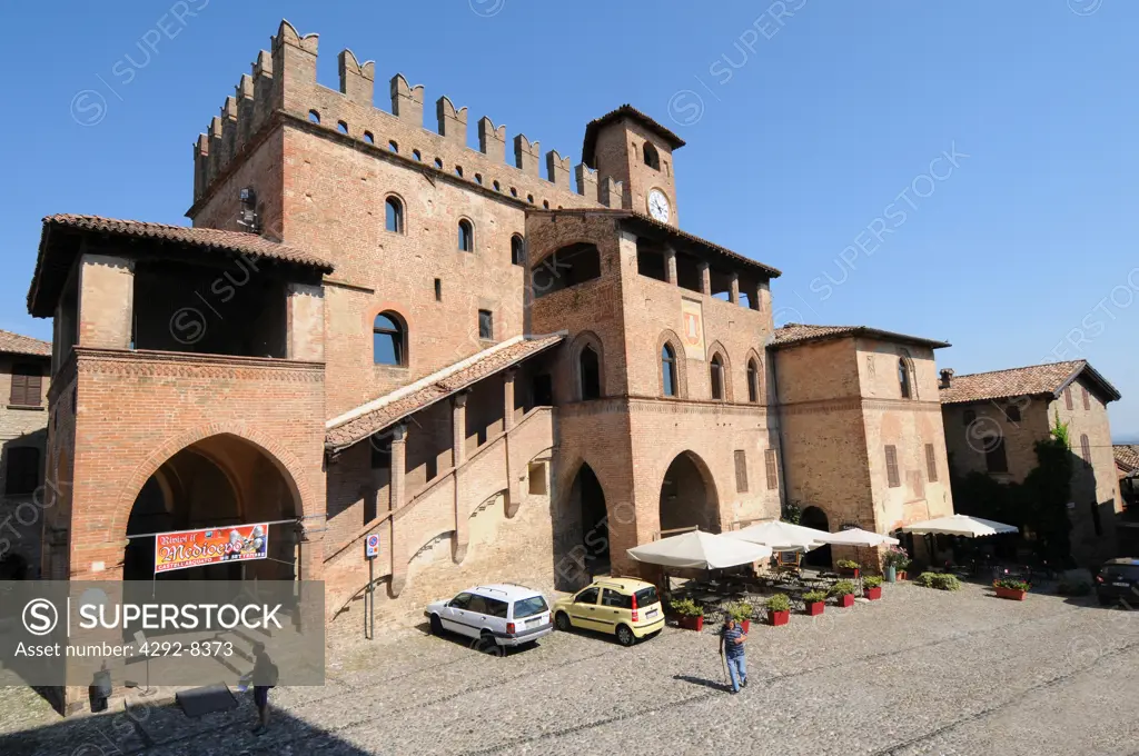Italy,Emilia Romagna, Castell'Arquato, Palazzo del Podestà