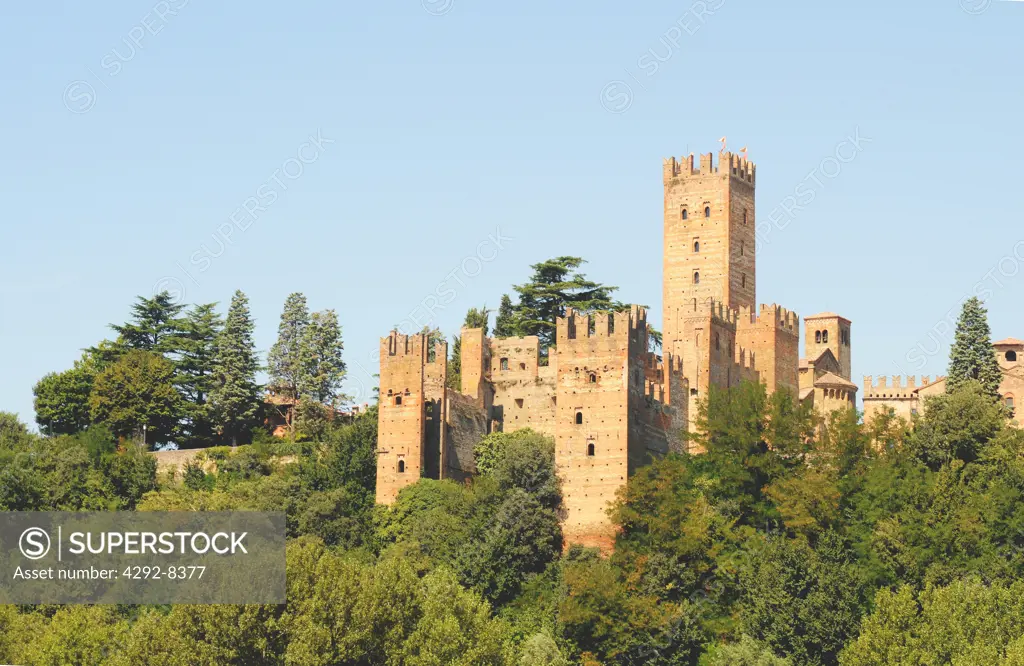 Italy,Emilia Romagna, Castell'Arquato,the Castle.