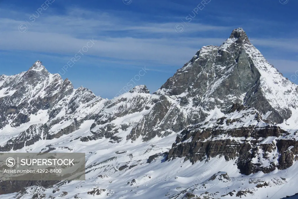 Italy, Aosta Valley, Cervinia, the Matterhorn