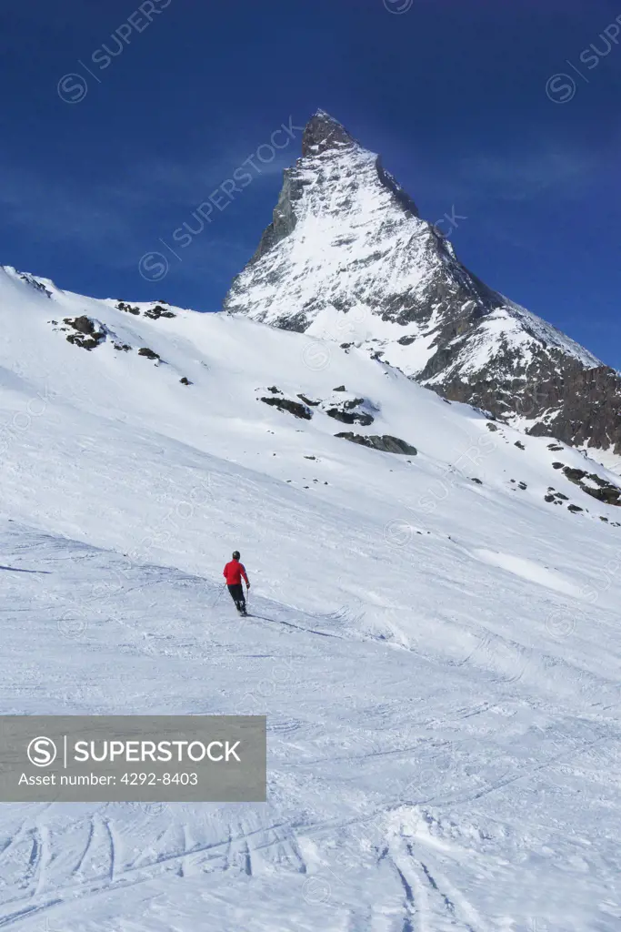 Europe, Switzerland, Alps, Canton Wallis, Zermatt, the Matterhorn