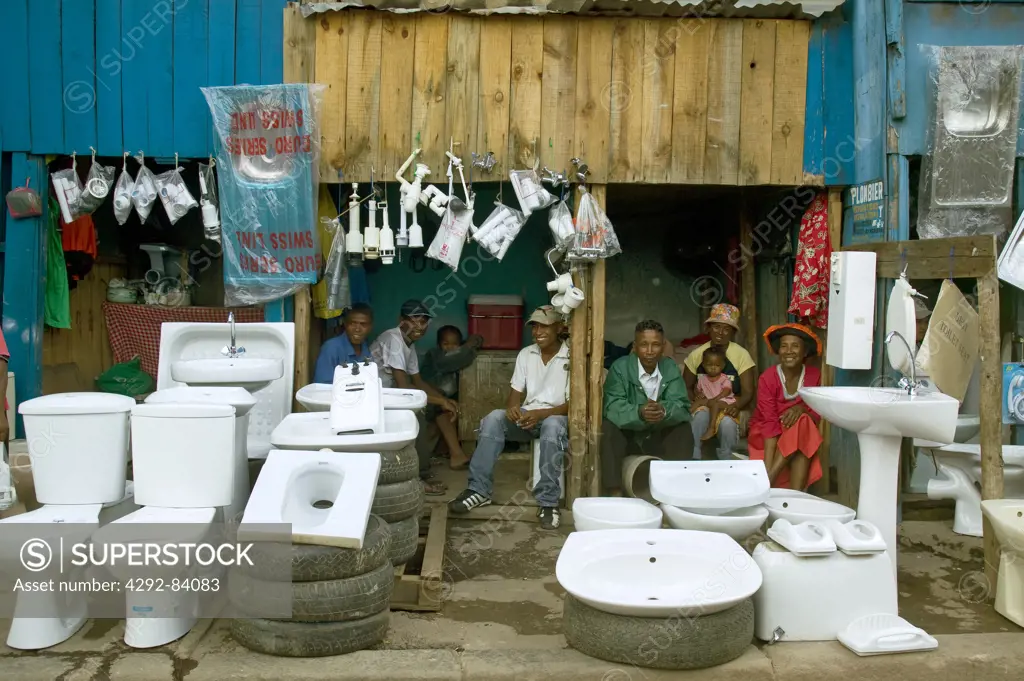 Africa, Malagasy Republic, Madagascar, Antananarivo, vendors