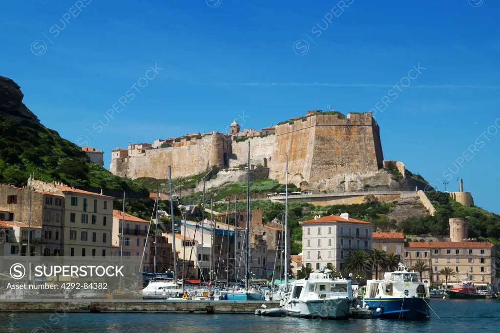 France, Corsica Island, Bonifacio the harbour