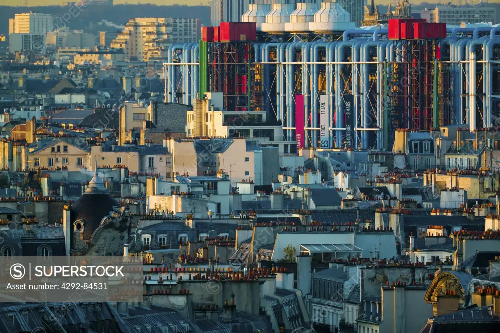 France, Paris, George Pompidou Center