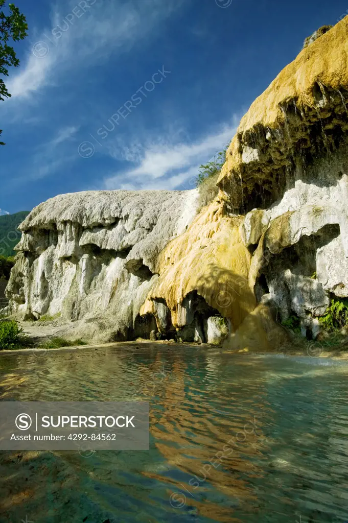 France, Hautes Alpes, Reotier, Petrified Fountain