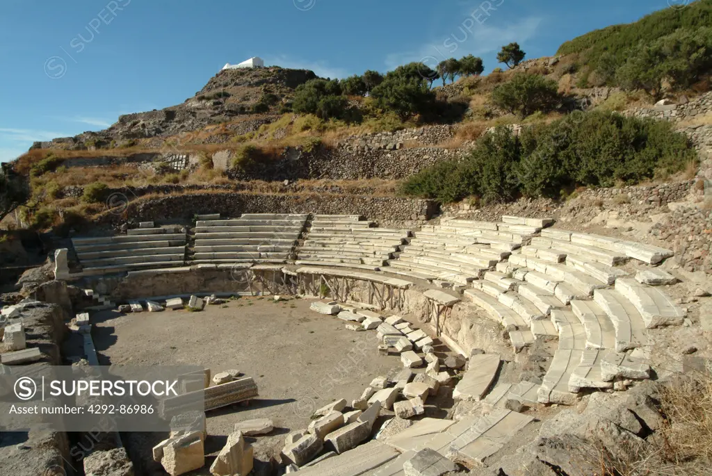 Greece, Milos, antique theatre