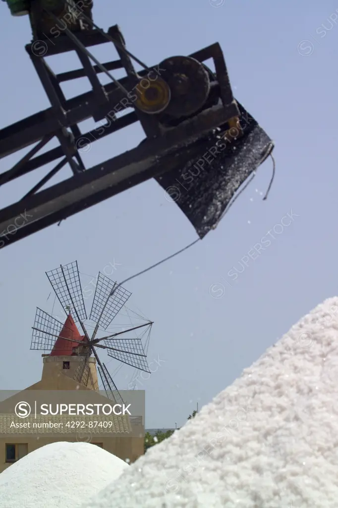 Italy, Sicily, Marsala, the saltworks museum