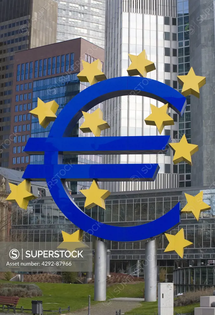 Germany, Hessen, Frankfurt, European Central Bank (ECB)