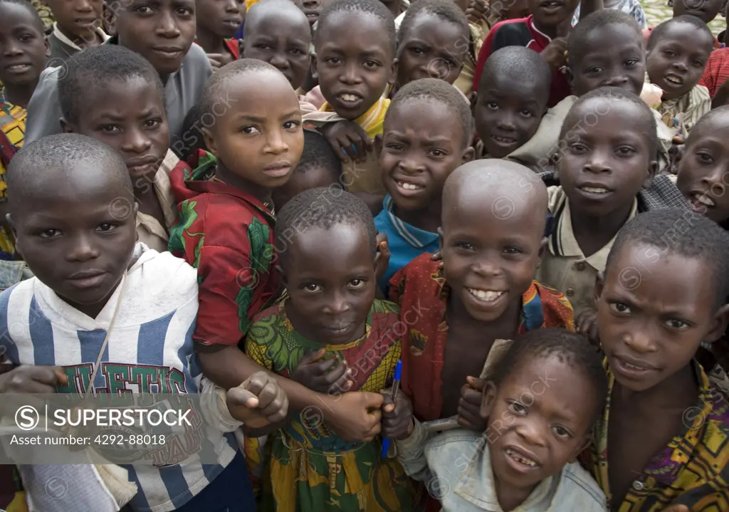 Africa, Burundi, Masango, schoolchildren