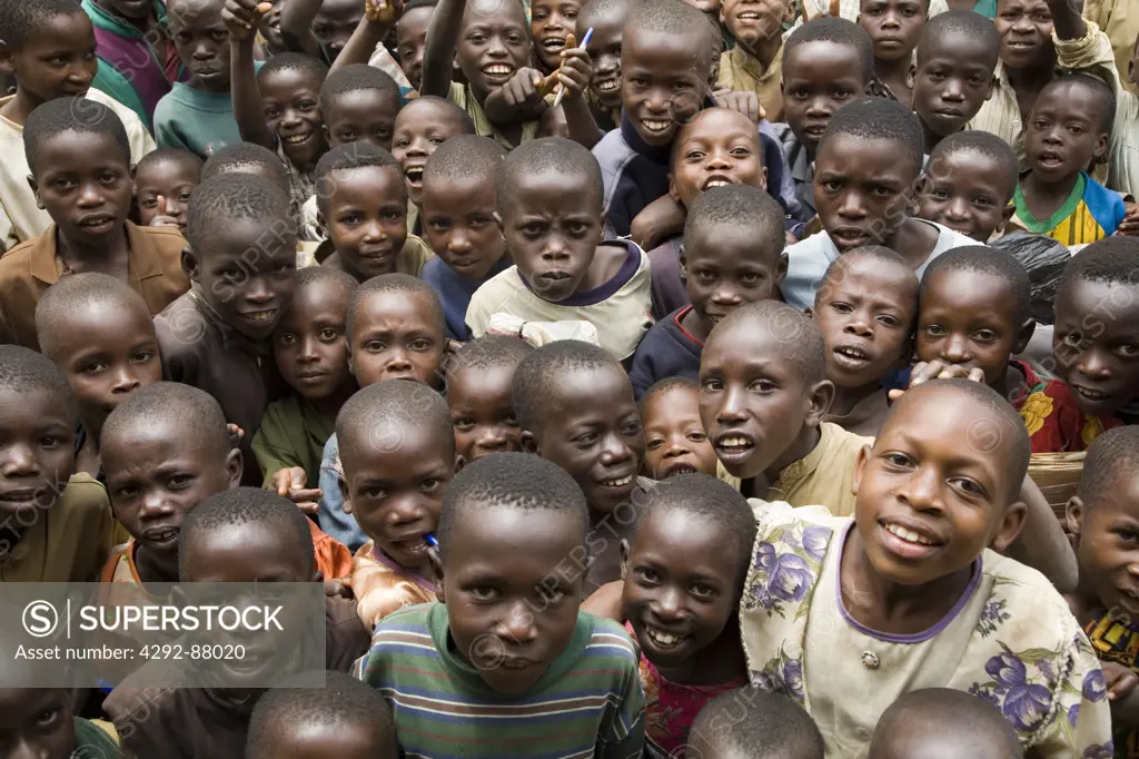 Africa, Burundi, Masango, schoolchildren