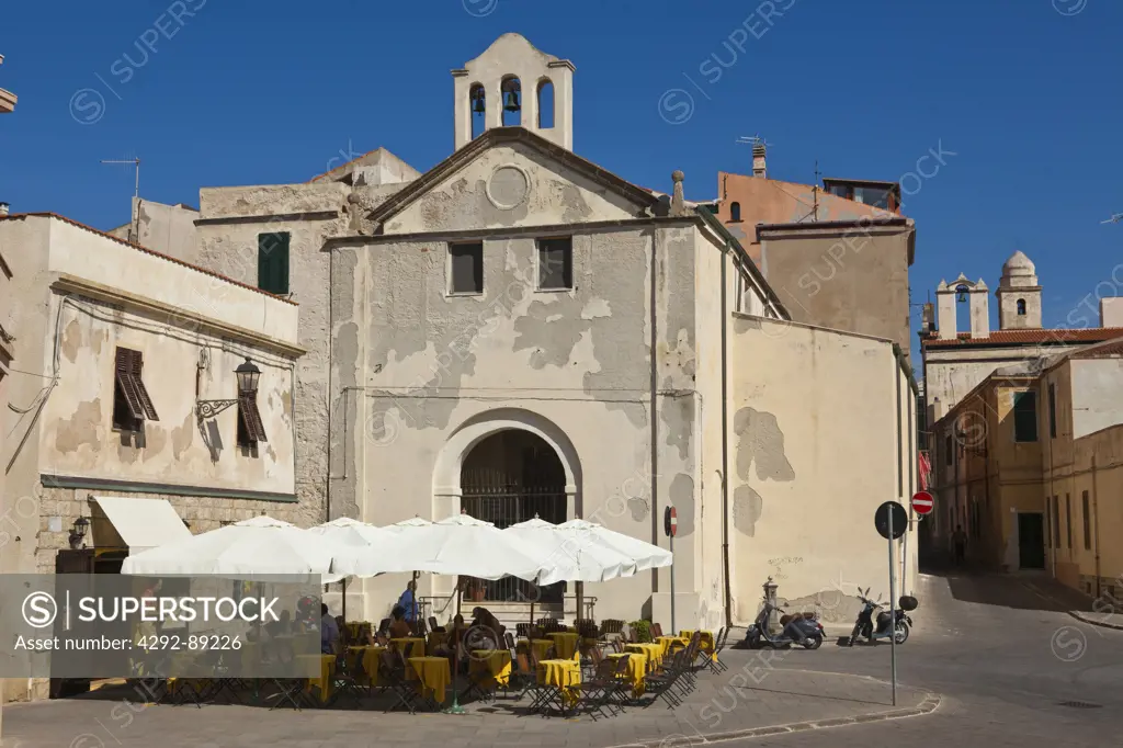 Italy, Sardinia, Algero, Chiesa del Carmelo