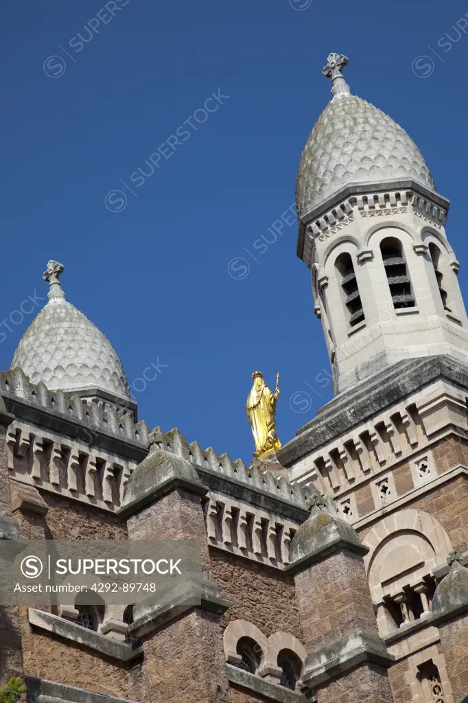 France, Cote d'Azur - Provence, Saint Raphael, the church of Notre Dame de la Victoire