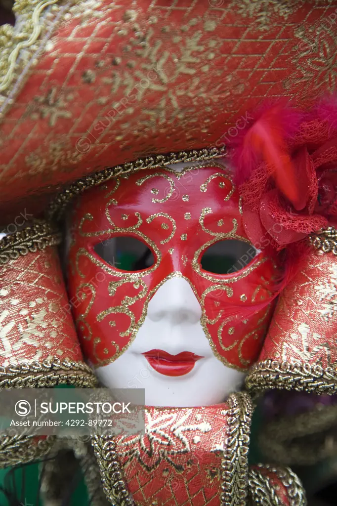 Europe, Italy, Veneto, Venice, traditional masks