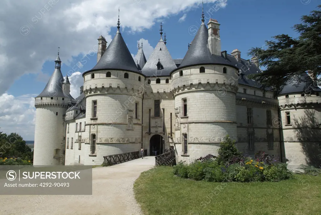 France, Centre, Loire Valley , Chaumont sur Loire castle
