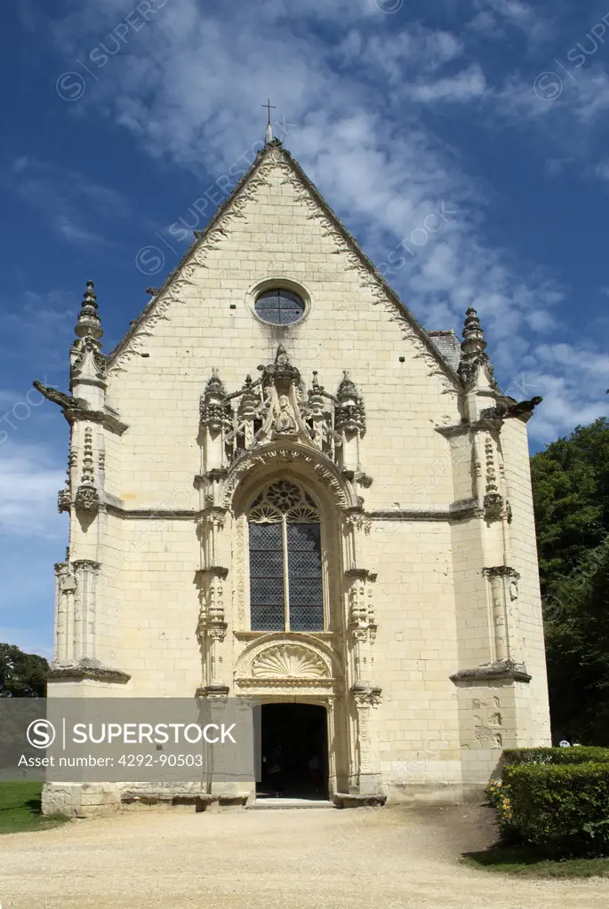 France, Centre, Indre et Loire, Ussé castle, chapel