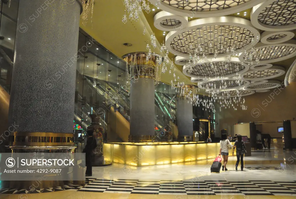 Asia, China, Macao, hall of Grand Lisboa Casino