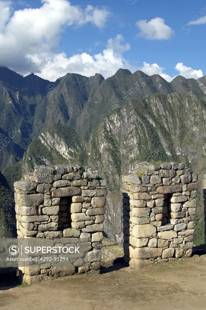 Peru, Cuzco area, Crow Valley, Machu Picchu Incas ruins