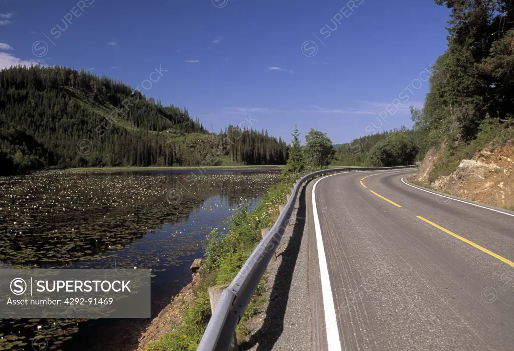 Sweden, Dalama region, highway