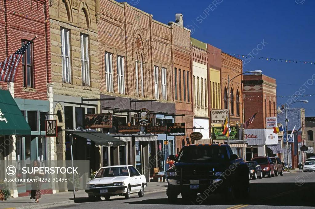 Montana, Red Lodge city, the street