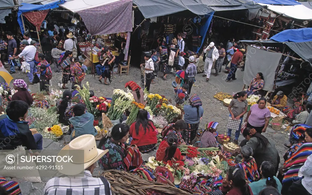 Antigua, Guatemala, Chichicastenango, indian market