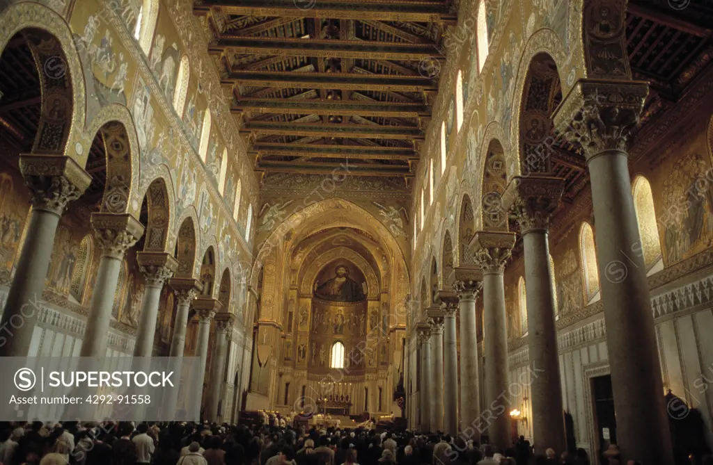 Sicily, Palermo, Monreale, Duomo