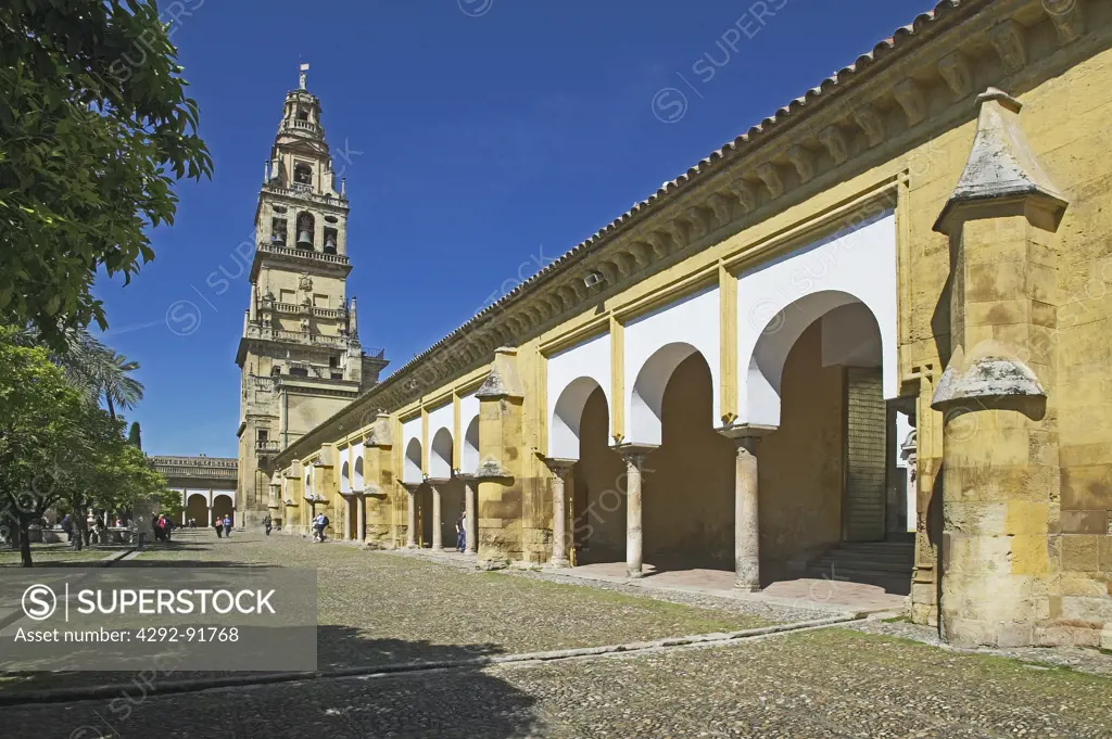 Spain, Andalusia, Cordoba, Cathedral, Alminar Tower