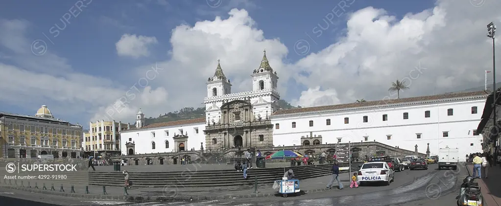 Ecuador, Quito, Pichincha,Monastery of San Francisco