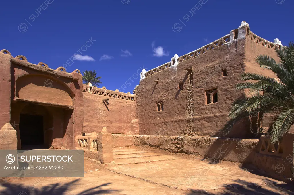 Africa,Algeria Moughel village, the door of fortified village