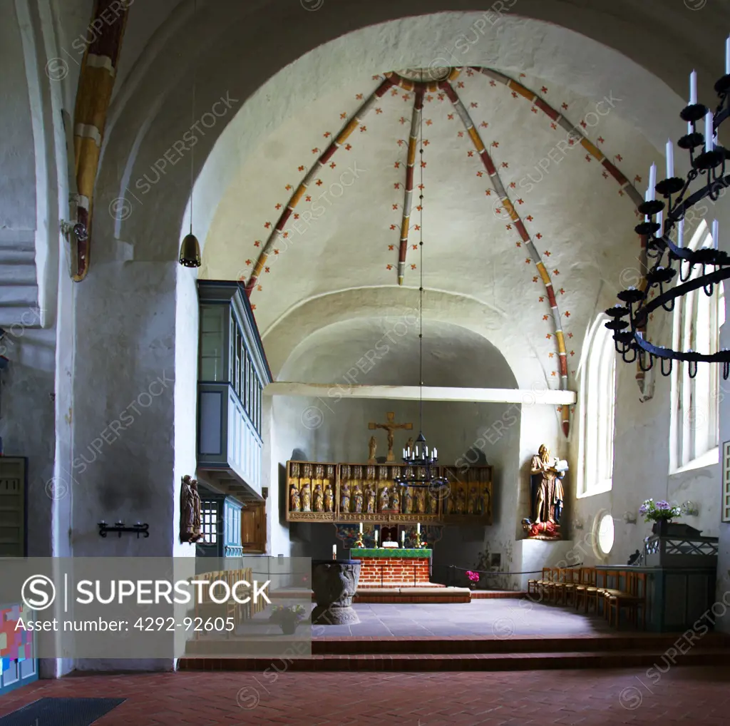 Germany, Schleswig-Holstein, Fohr island: St John  church