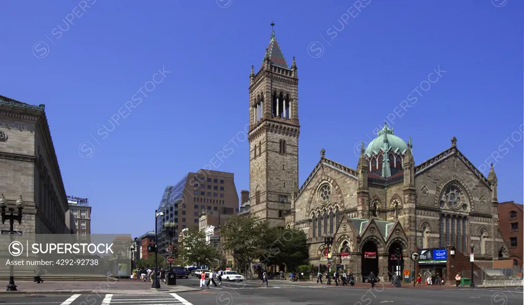 USA, Massachusetts, Boston, Copley Square, Old South Church