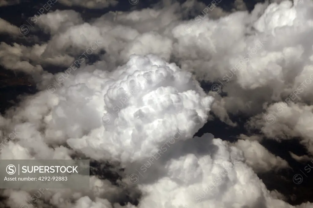 Clouds from airplane