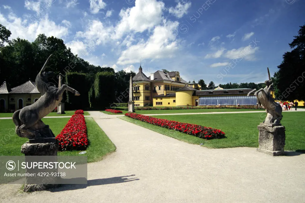 Austria, Salzburg, Hellbrunn castle and garden