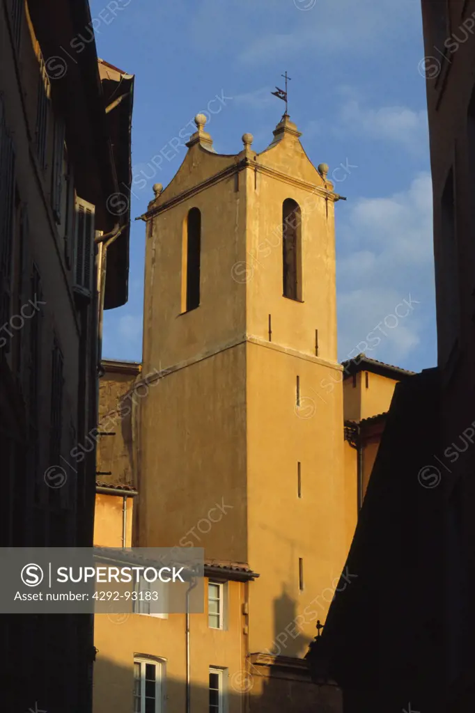 France, Provence, Aix-en-Provence, bellfry of St. Esprit church