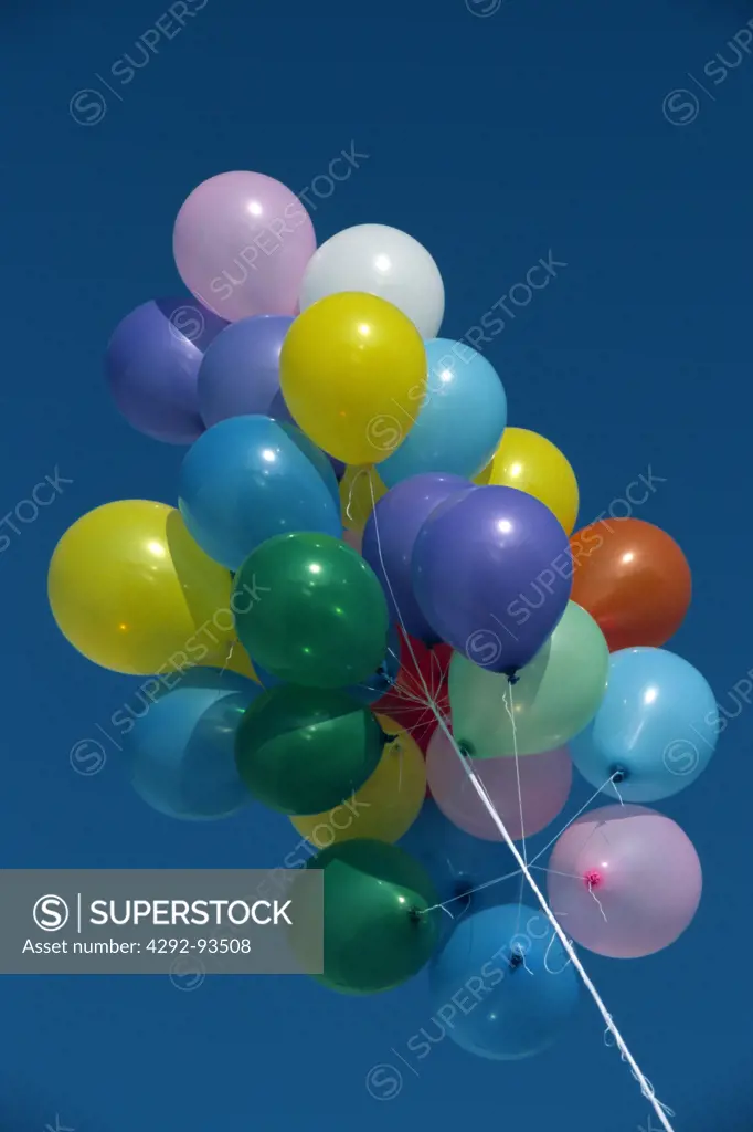 A bunch of balloons