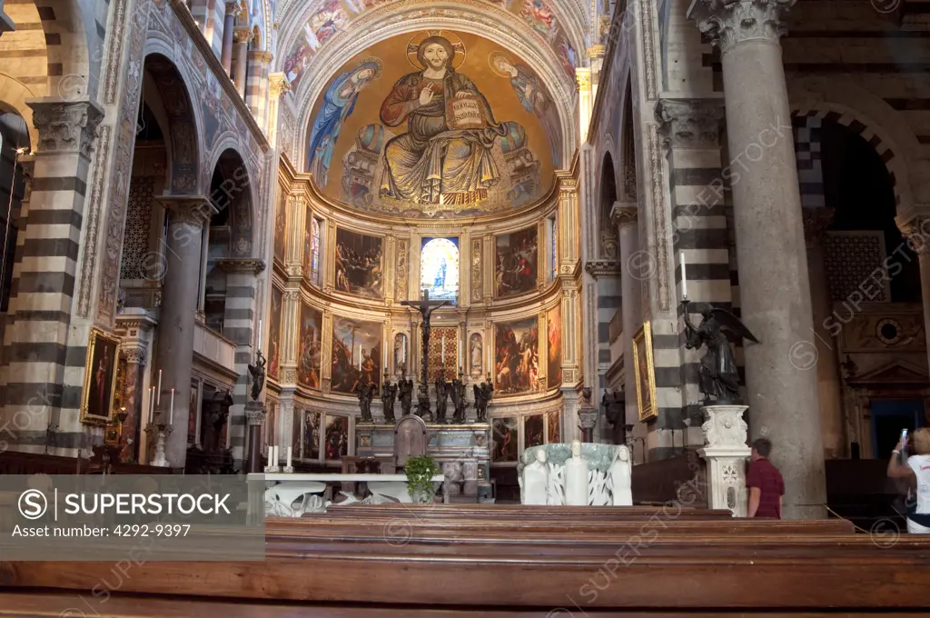 Italy, Tuscany, Pisa, Duomo di Santa Maria Assunta Cathedral, Interior View