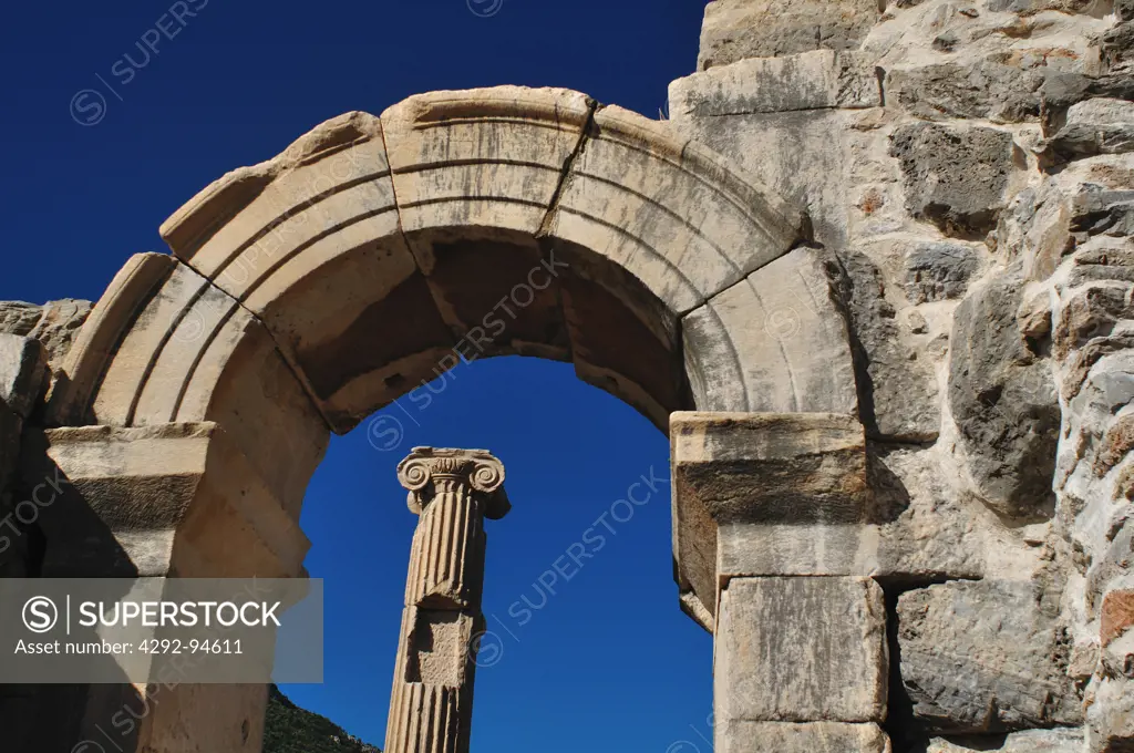 Turkey, Kusadasi, Ephesus, Historic Roman ruins