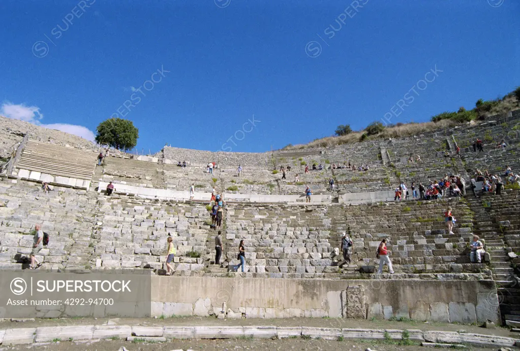 Turkey, Kusadasi, Ephesus, Amphitheatre