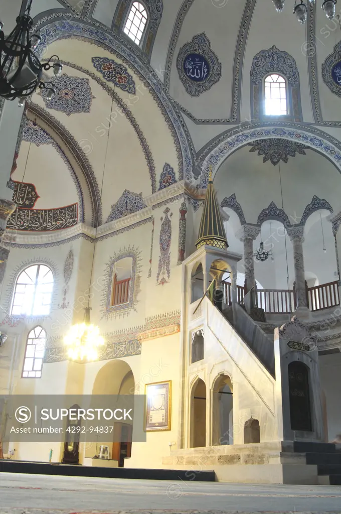 Turkey, Istanbul, Mosque, Kucuk Aya Sofya Camii, Little Hagia Sophia Mosque, SS. Sergius and Bacchus Church, Interior