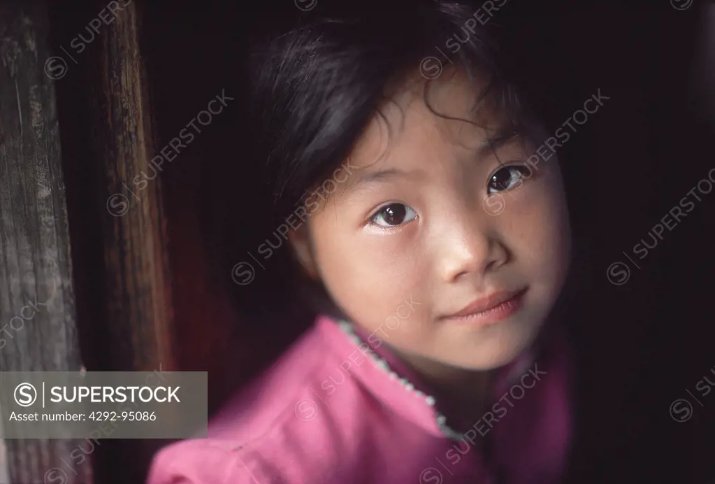 China - Guangxi province - Portrait Yao girl