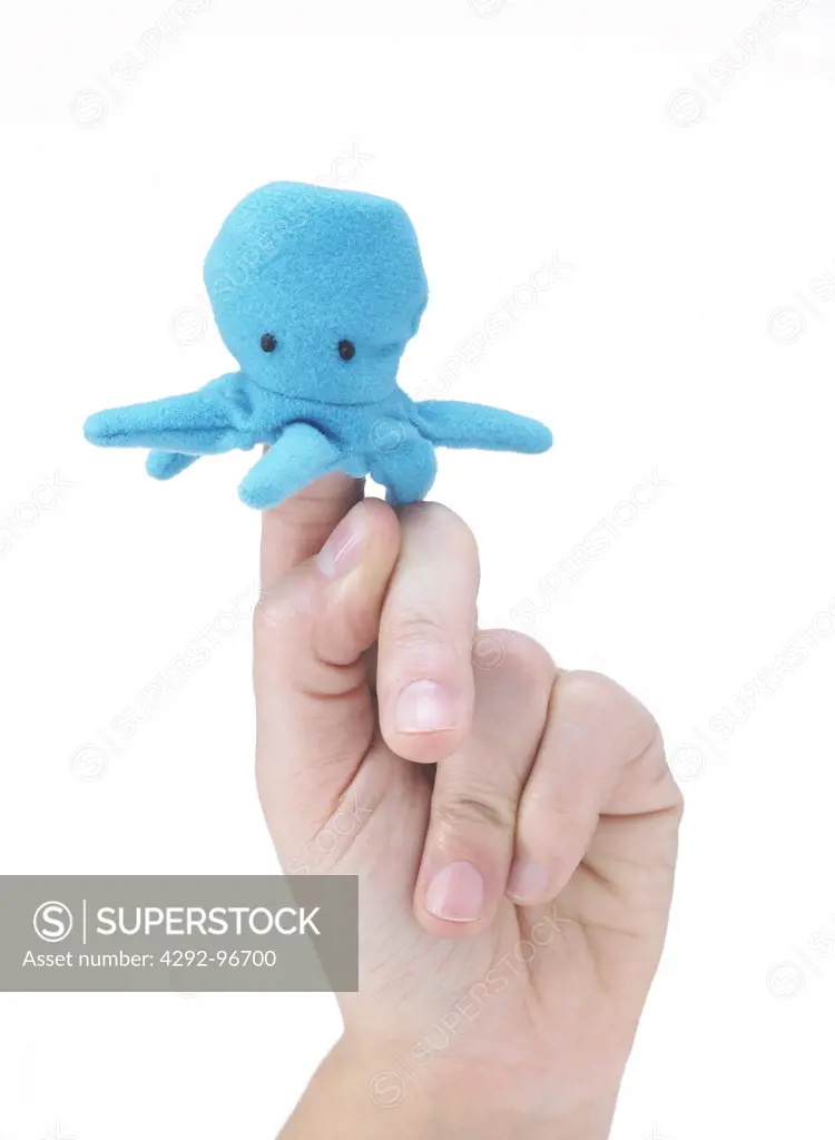 Octopus finger puppet