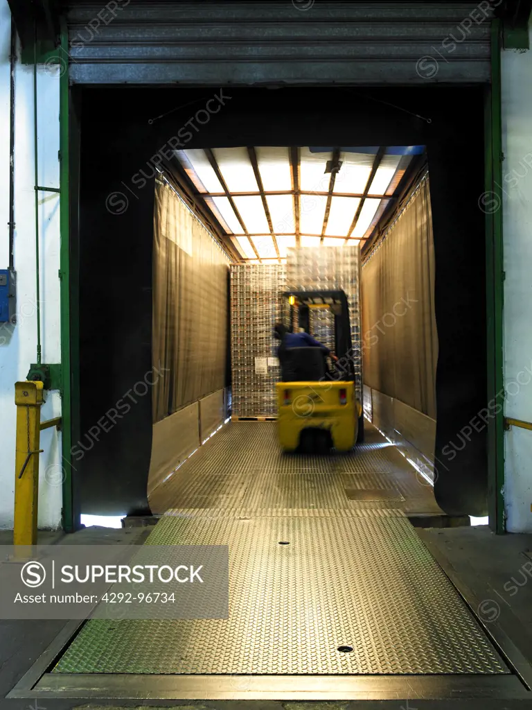 Forklift Driver in Warehouse
