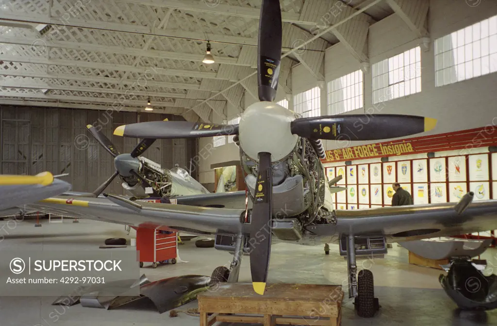 UK, Duxford, museum, vintage aircrafts