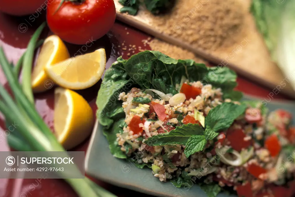 Typical tabbouleh
